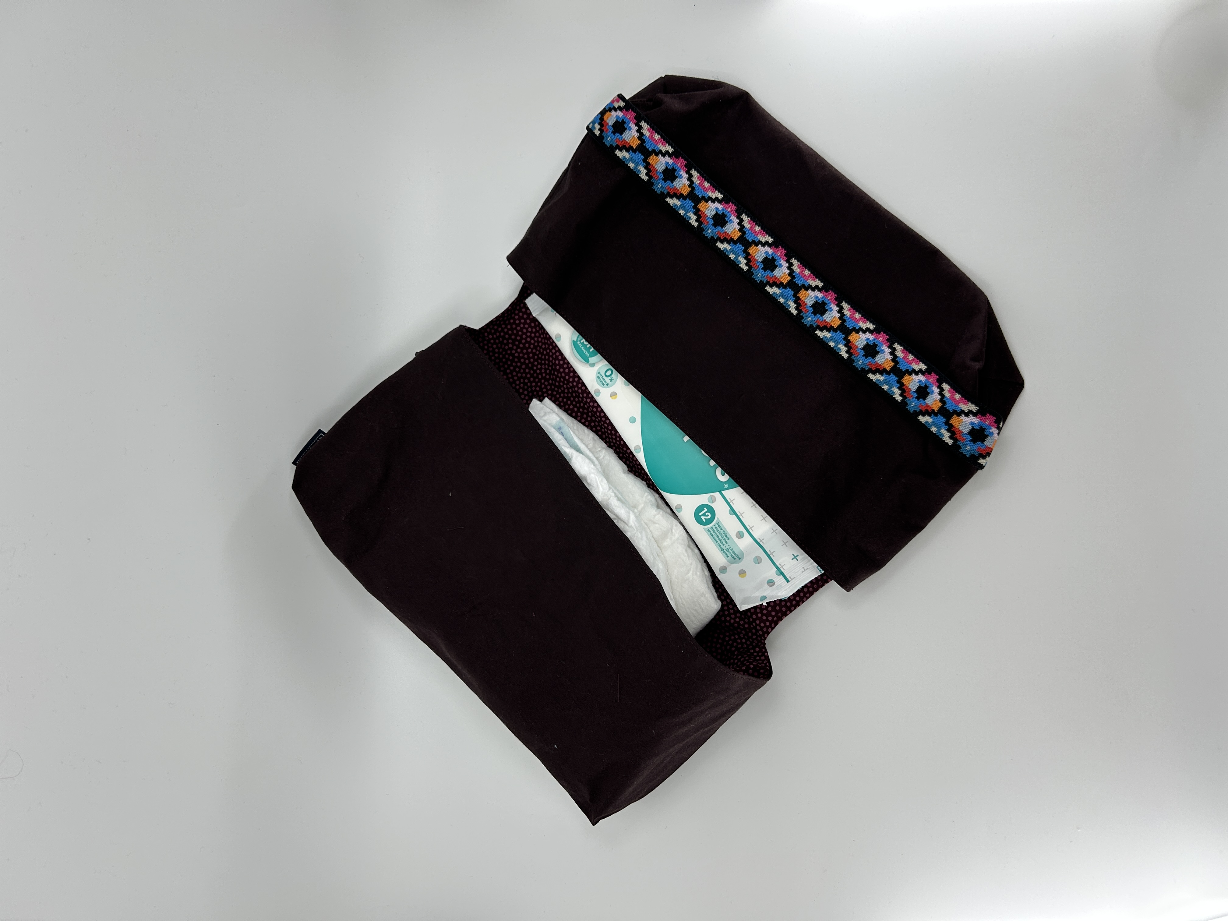Windeltasche aus Oilskin
